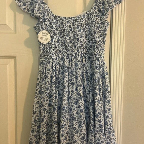 Hollister Blue Floral Mini Dress - Picture 2 of 3